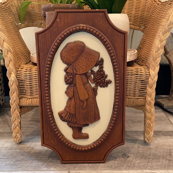 ***SOLD*SOLD*******🧡Vintage Syroco 1972 & 1976 Holly & Robby Wall Set🧡 - Picture 3 of 11